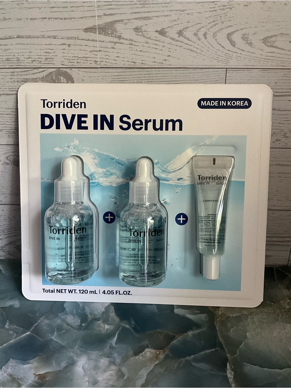 Torriden Dive In Serum dual pack 2028 EXPIRY.